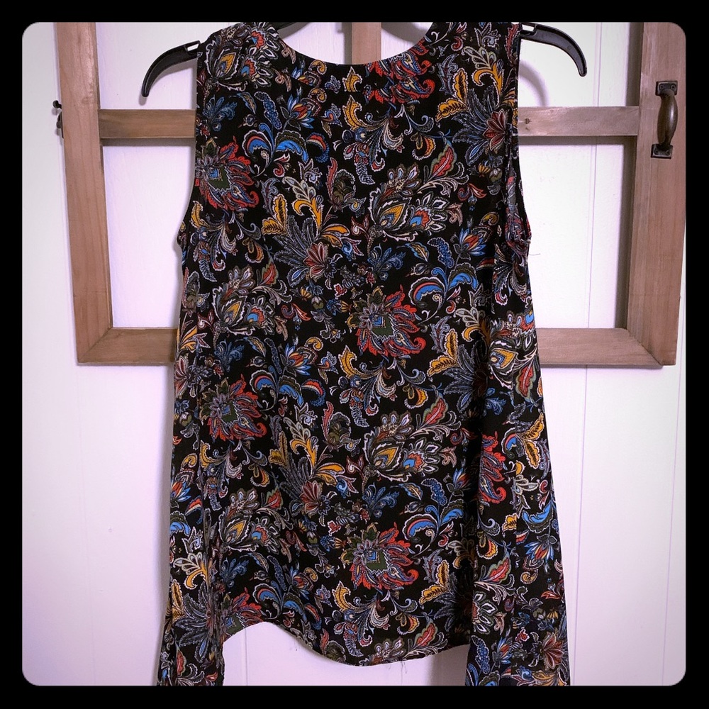 Asymmetrical Paisley Dress Shirt